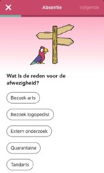 Ziekmelding via Parro